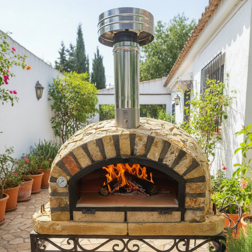 ROCCA Holzofen – Naturstein | Premium-Kollektion