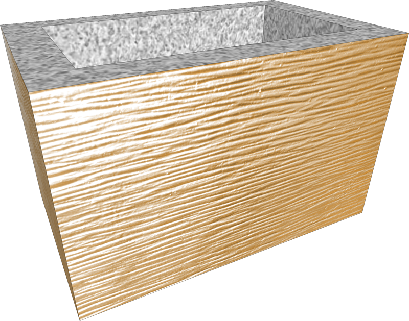 Schornsteinaufsatz Linea (Kunststein) – 4 Farben – Palettenversand