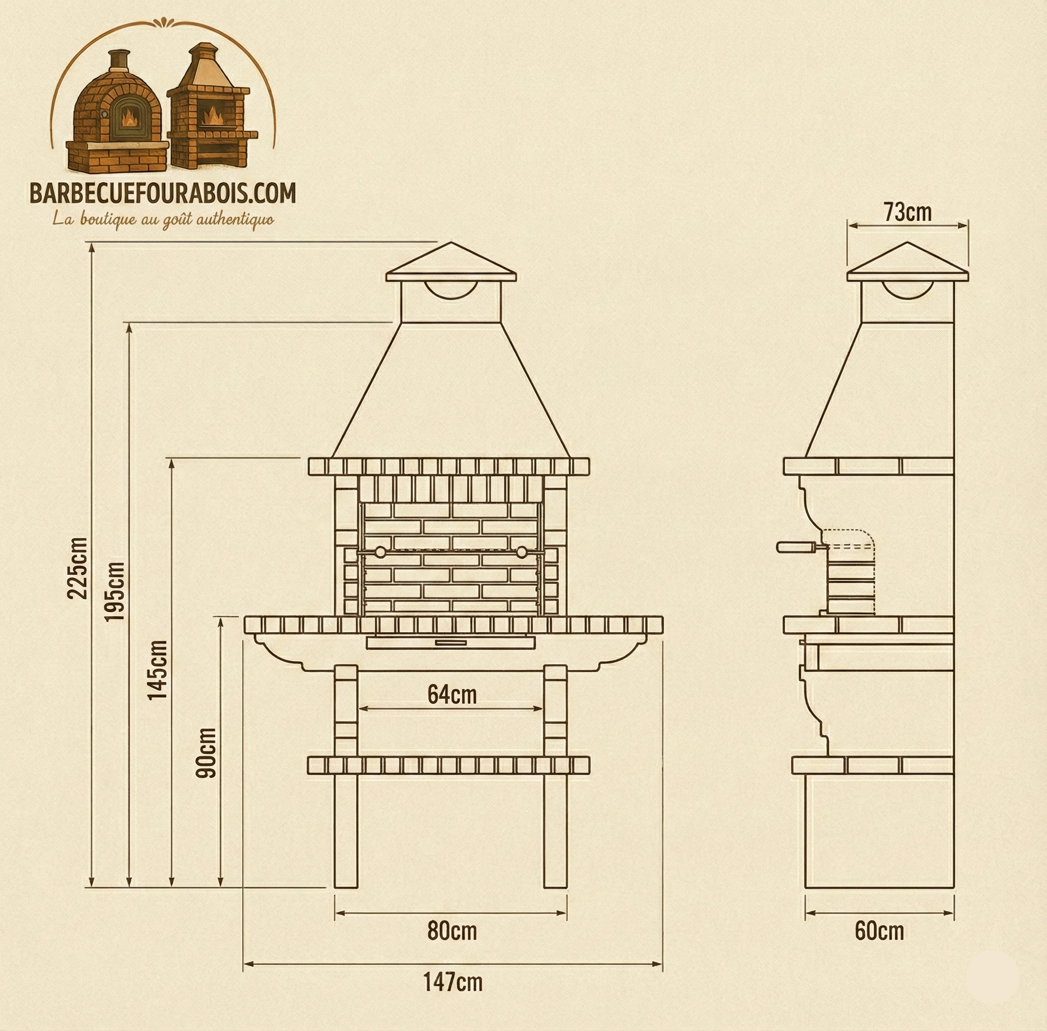 TerraCotto 103 Ziegelgrill – Tradition & Leistung