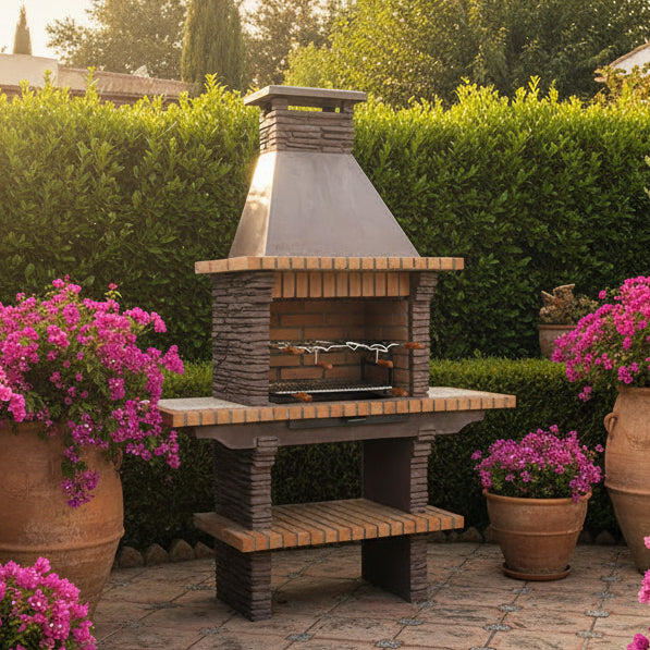 Toscana 128 – Grill aus Kunststein mit 60-cm-Grillrost