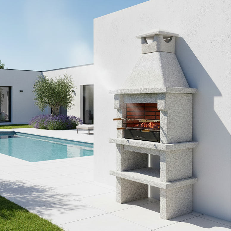 Pietra 050 – Granit-Grill mit feuerfester Brennkammer