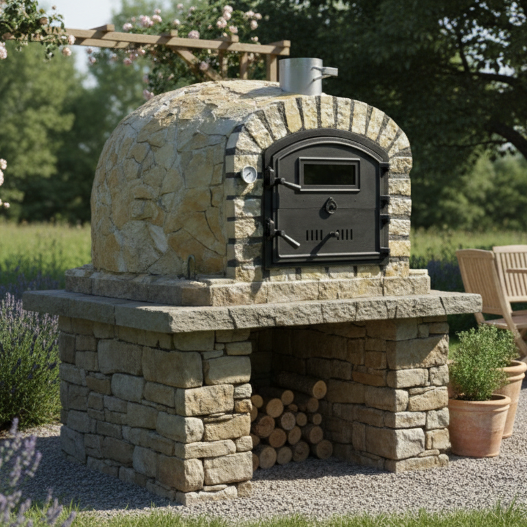 VULCANO Holzofen – Naturstein | Premium-Kollektion