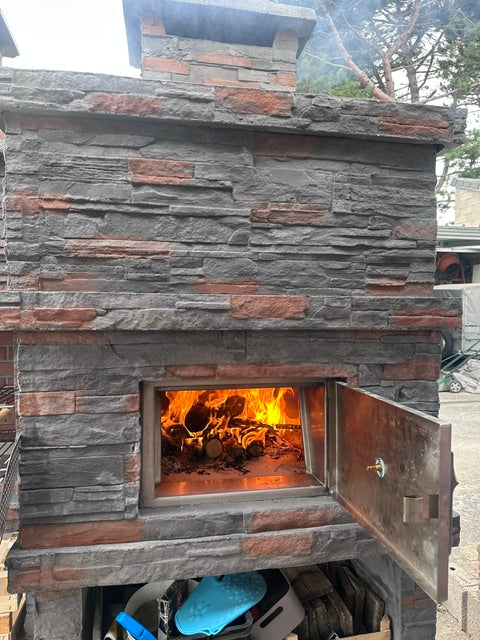 Rocca Four 463 – Stein-Grill mit Holzofen