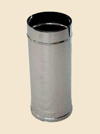Edelstahlkaminrohr Ø 200 mm – Inoxa Serie (50 cm / 100 cm)