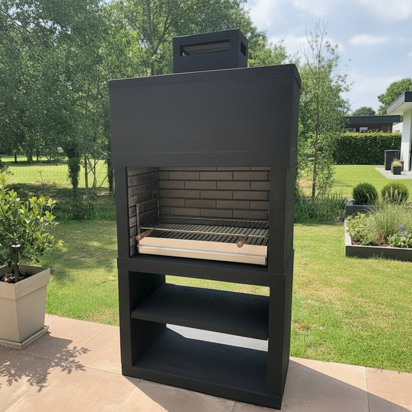 Linie 25 – Moderner Design-Grill (4 Farben) inklusive 80 cm Edelstahlrost