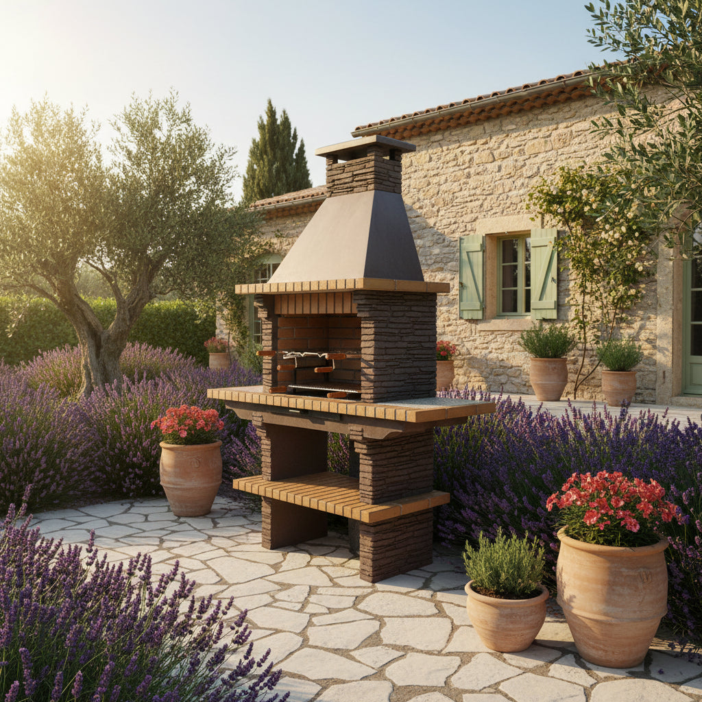 Toscana 128 – Grill aus Kunststein mit 60-cm-Grillrost