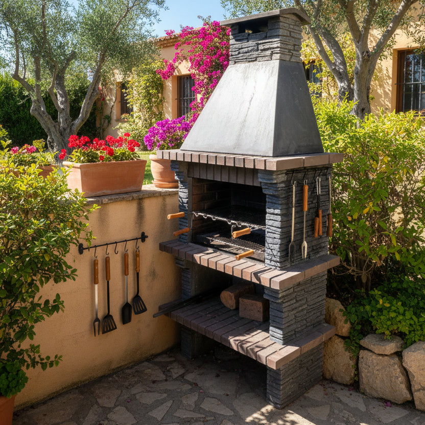 Toscana 128 – Grill aus Kunststein mit 60-cm-Grillrost