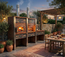 Grill aus Kunststein – mit Ofen und Spüle