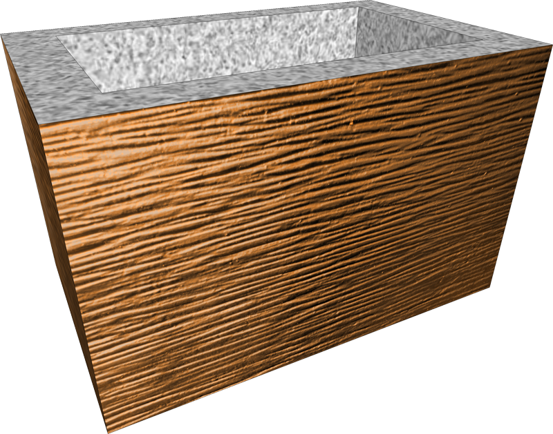 Schornsteinaufsatz Linea (Kunststein) – 4 Farben – Palettenversand