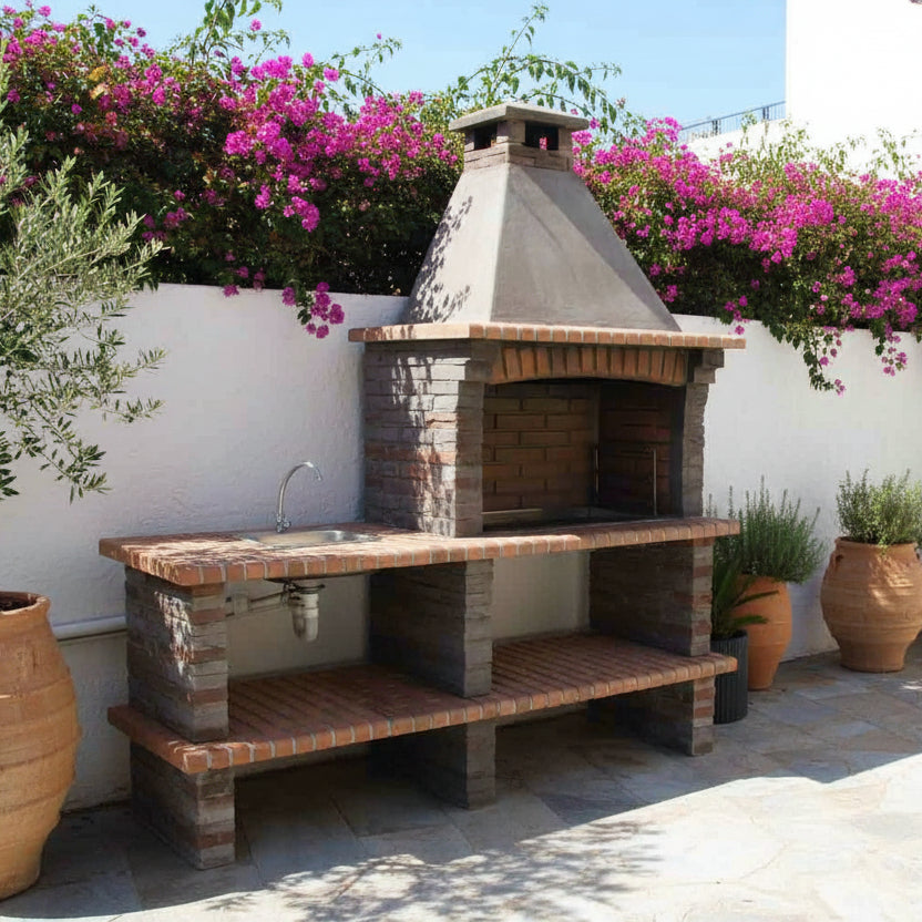 Stein-Grill Rivieira XL 422 – Mit Modul & Edelstahlspüle
