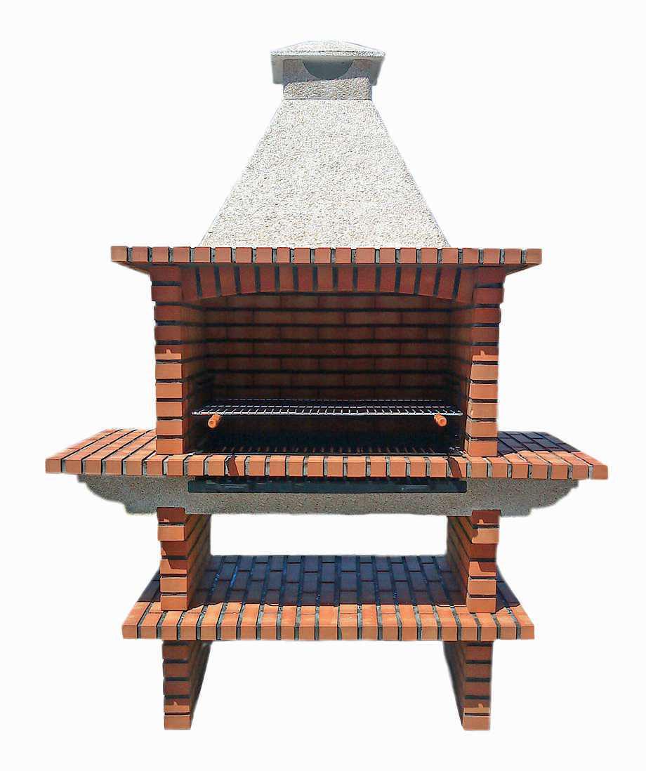 Stein-Grill TerraCotto 173 – Große Feuerstelle 100×60 cm