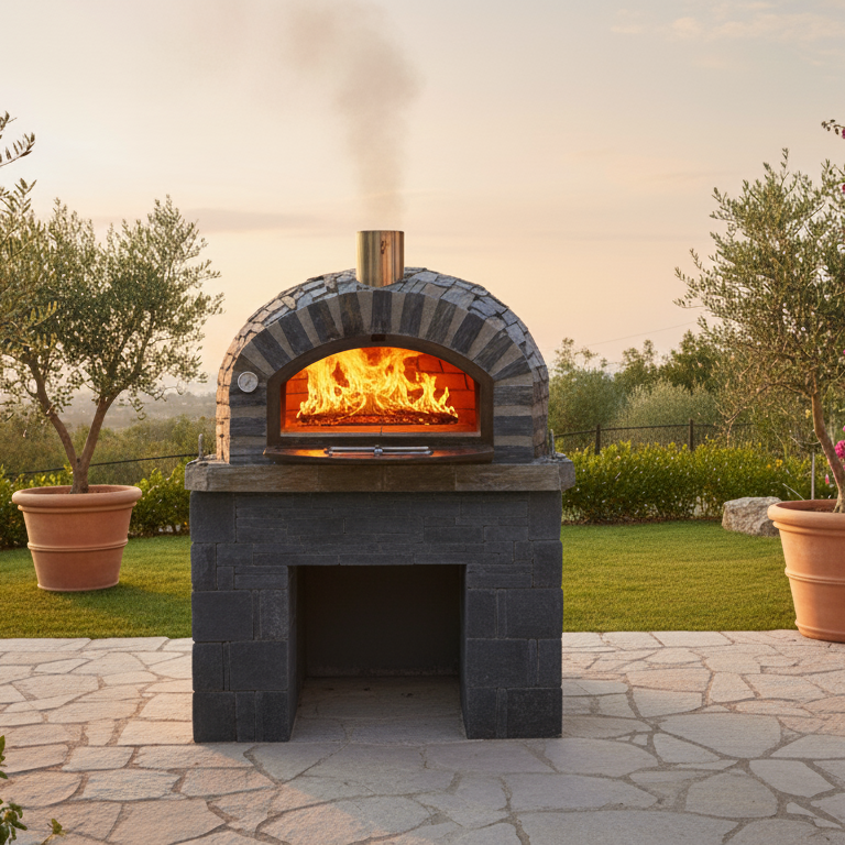 ROCCA Holzofen – Naturstein | Premium-Kollektion