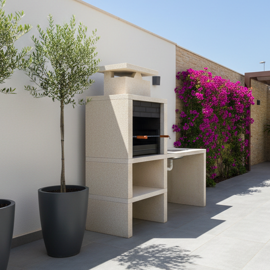 Nexa 609 – Moderner Grill mit Spüle (Seite wählbar) & Grillrost 60×40 (Edelstahl optional)