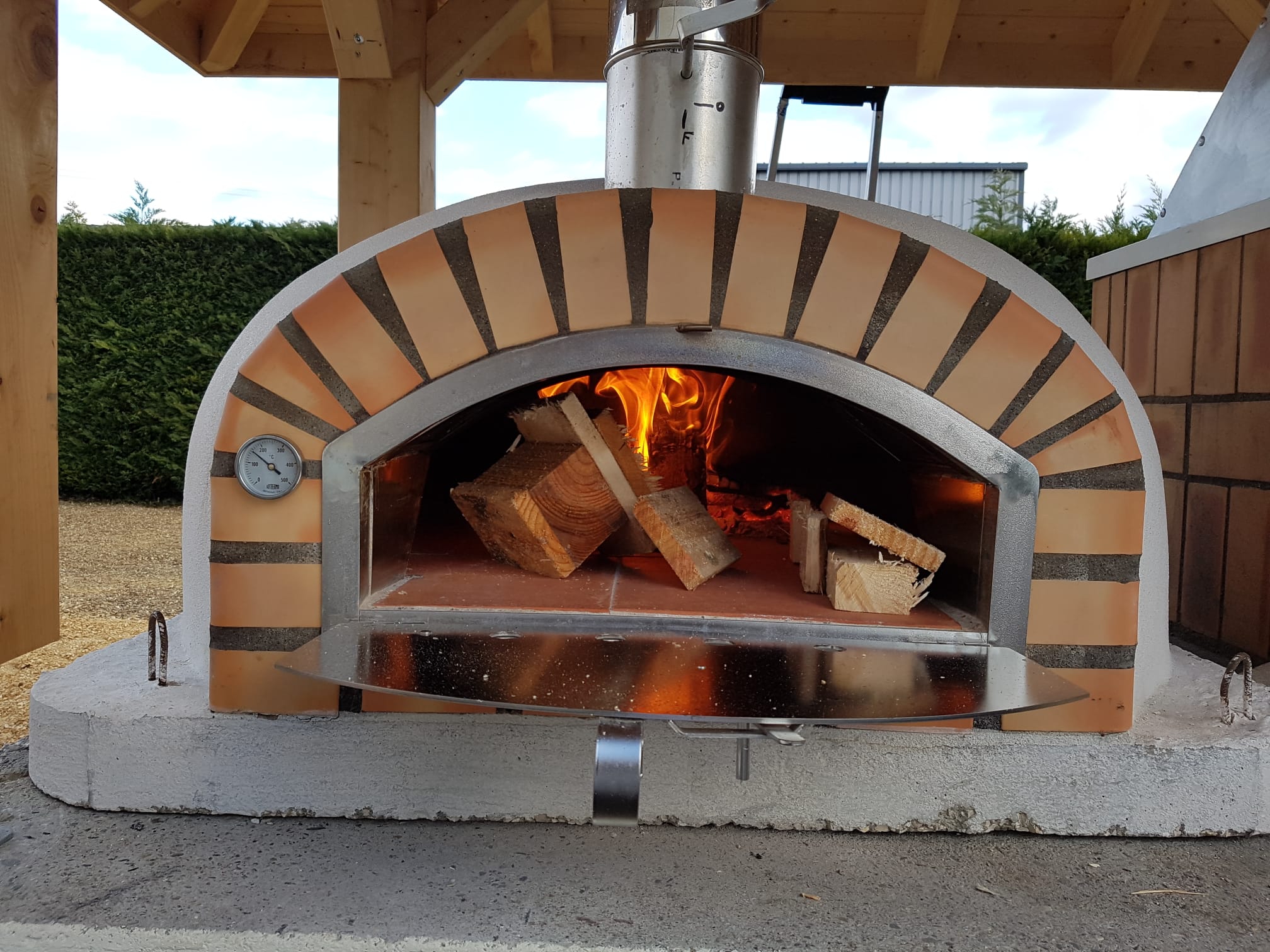Vesuvio 120 cm Holzofen – Professioneller Pizzaofen