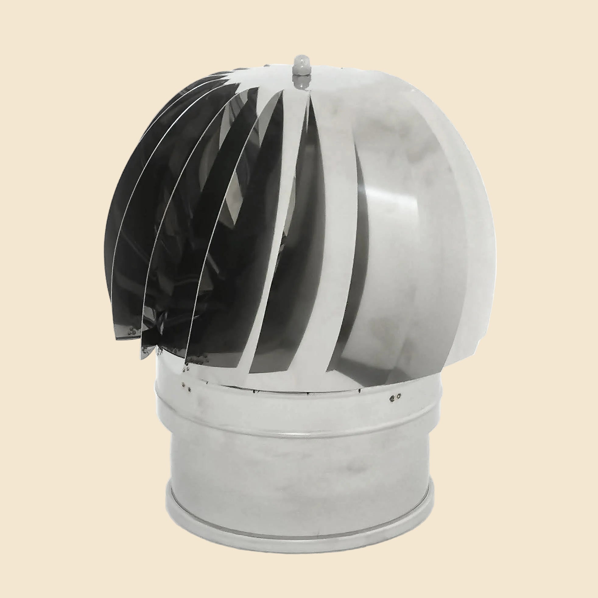 Edelstahl-Schornsteinaufsätze Ø 200 mm – Einfach / Girandole / Saturn