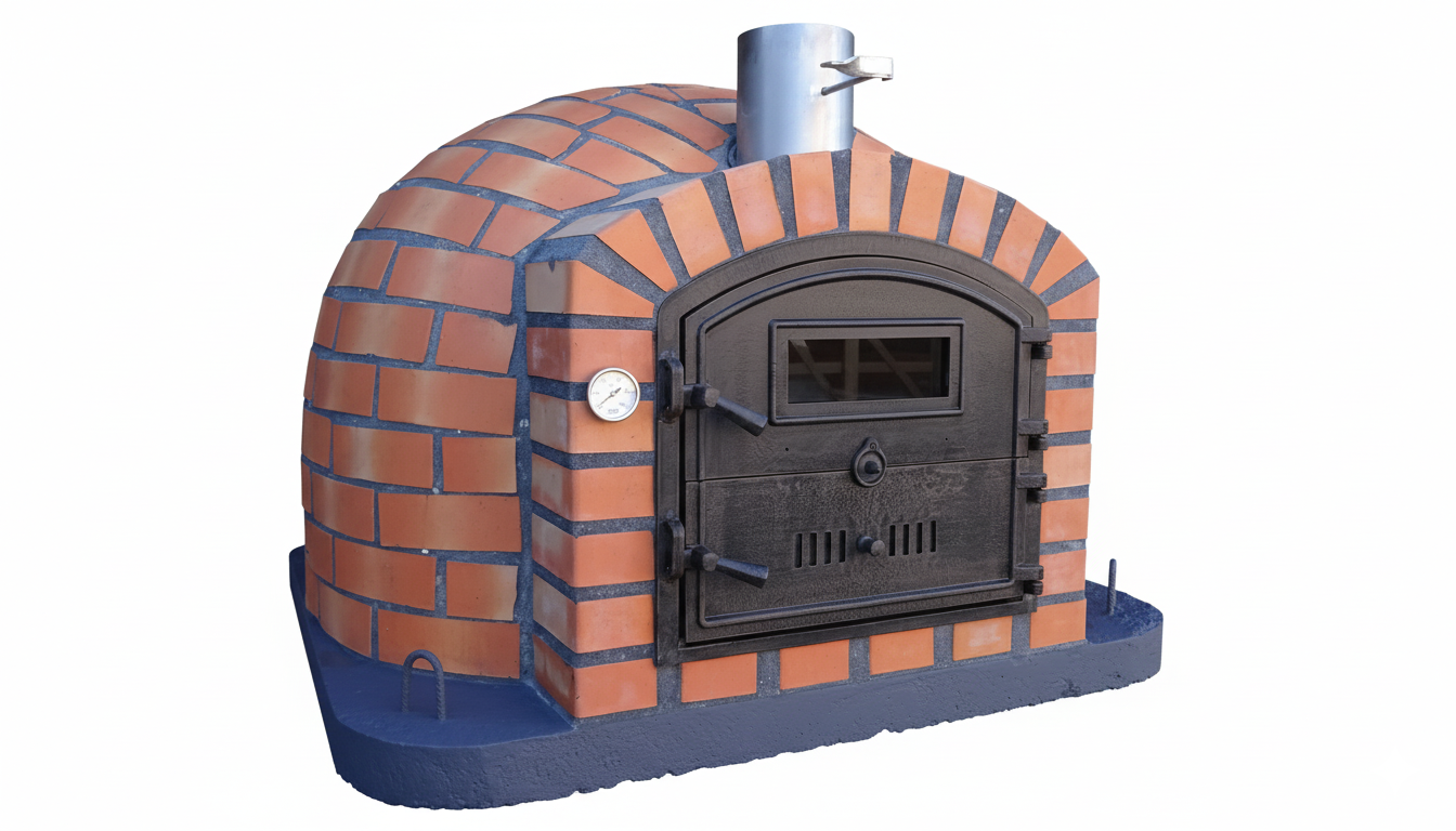 ROTERRA Holzofen – Gemauerter Pizzaofen und Drehspieß