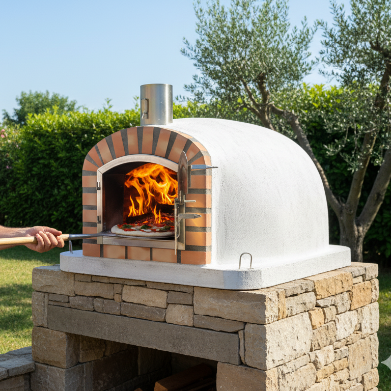 Maestro 110 cm Holzofen – Professioneller Pizza- und Brotbackofen