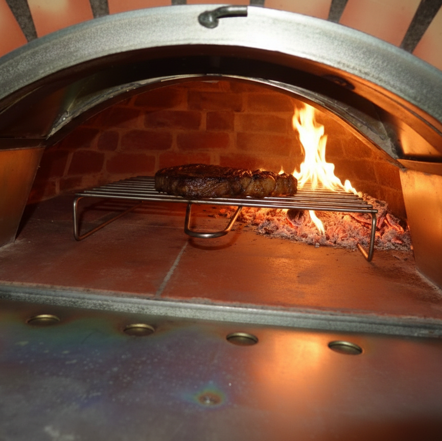 Edelstahlrost für Holzbackofen – 2 Formate zur Auswahl (Auch einzeln erhältlich)
