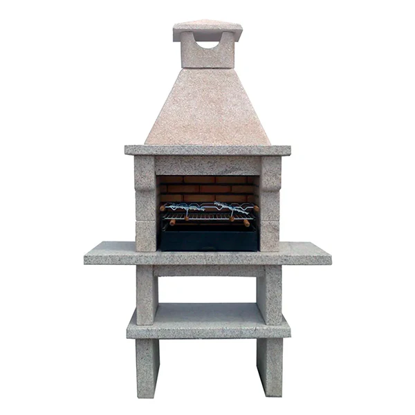 Pietra 051 – Granit-Grill 60 cm mit feuerfester Brennkammer
