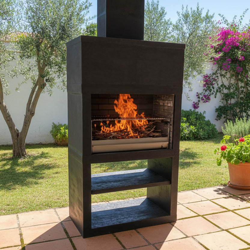 Linie 25 – Moderner Design-Grill (4 Farben) inklusive 80 cm Edelstahlrost