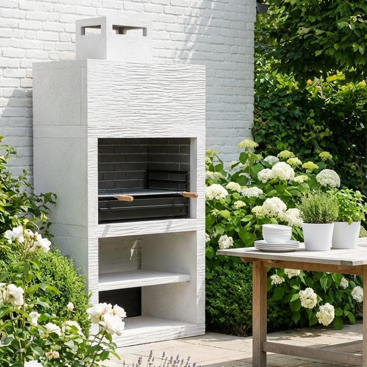 Linie 25 – Moderner Design-Grill (4 Farben) inklusive 80 cm Edelstahlrost