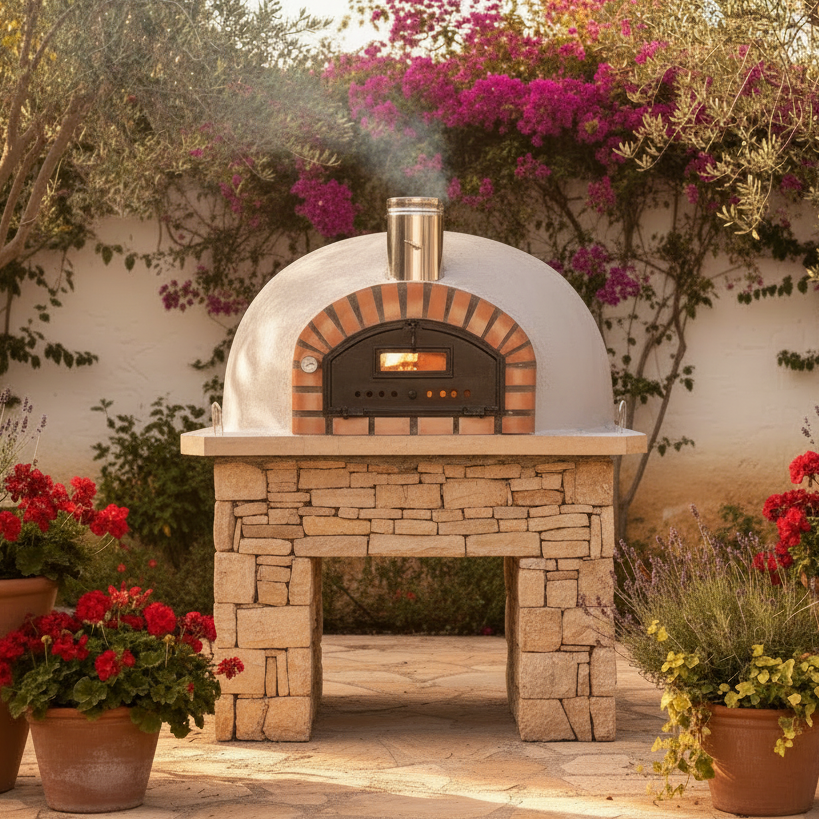 Vesuvio 120 cm Holzofen – Professioneller Pizzaofen