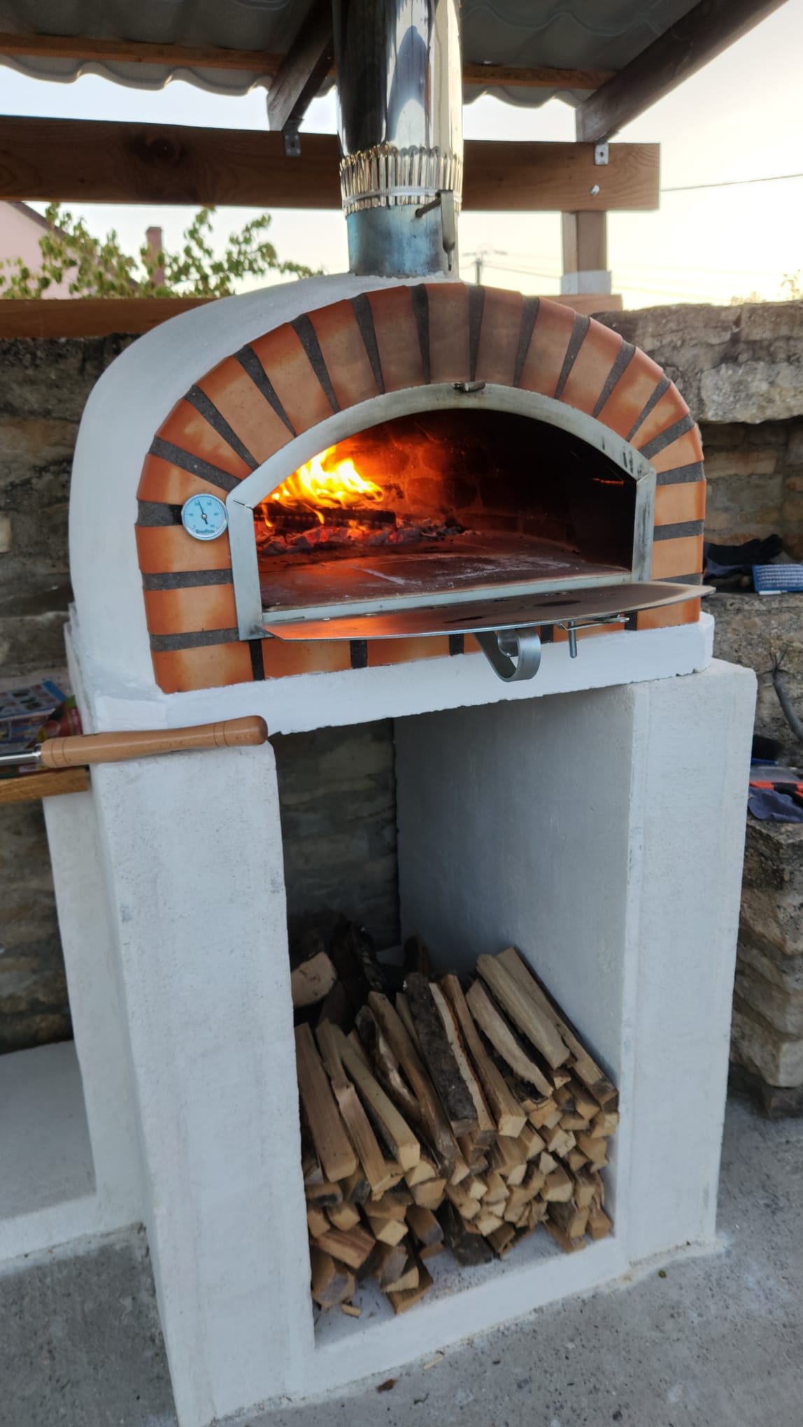 Vesuvio 90 cm Holzofen – Traditioneller Pizzaofen