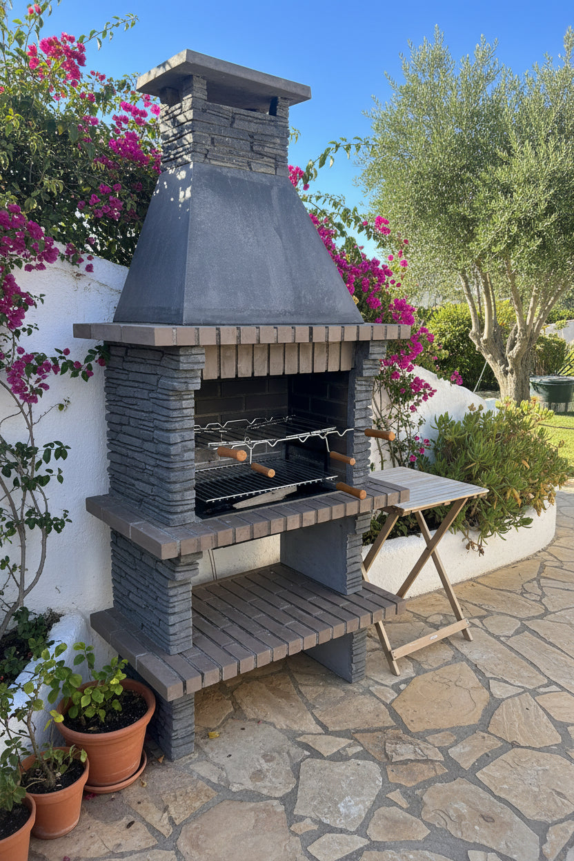 Toscana 128 – Grill aus Kunststein mit 60-cm-Grillrost