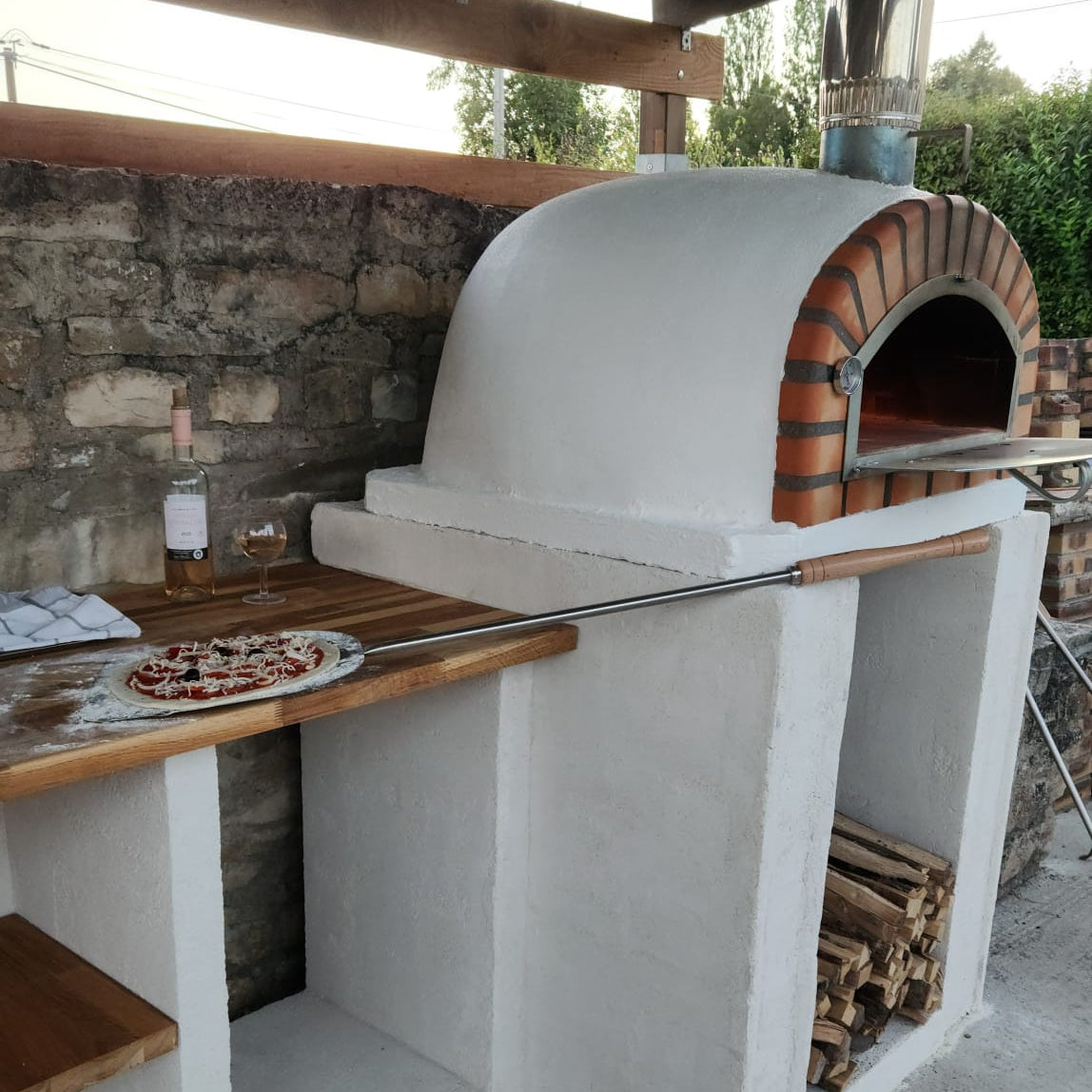 Vesuvio 90 cm Holzofen – Traditioneller Pizzaofen