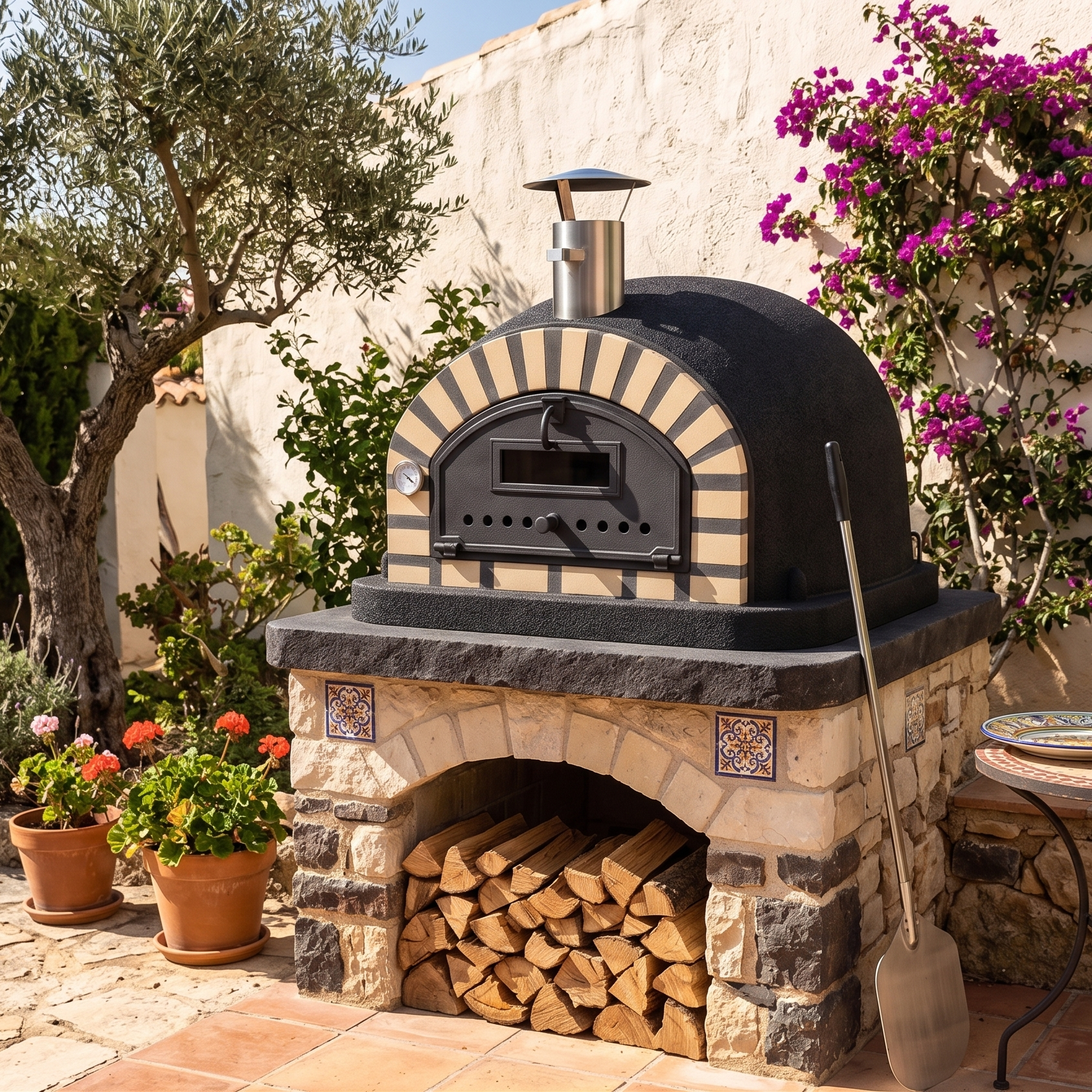 Vesuvio 90 cm Holzofen – Traditioneller Pizzaofen