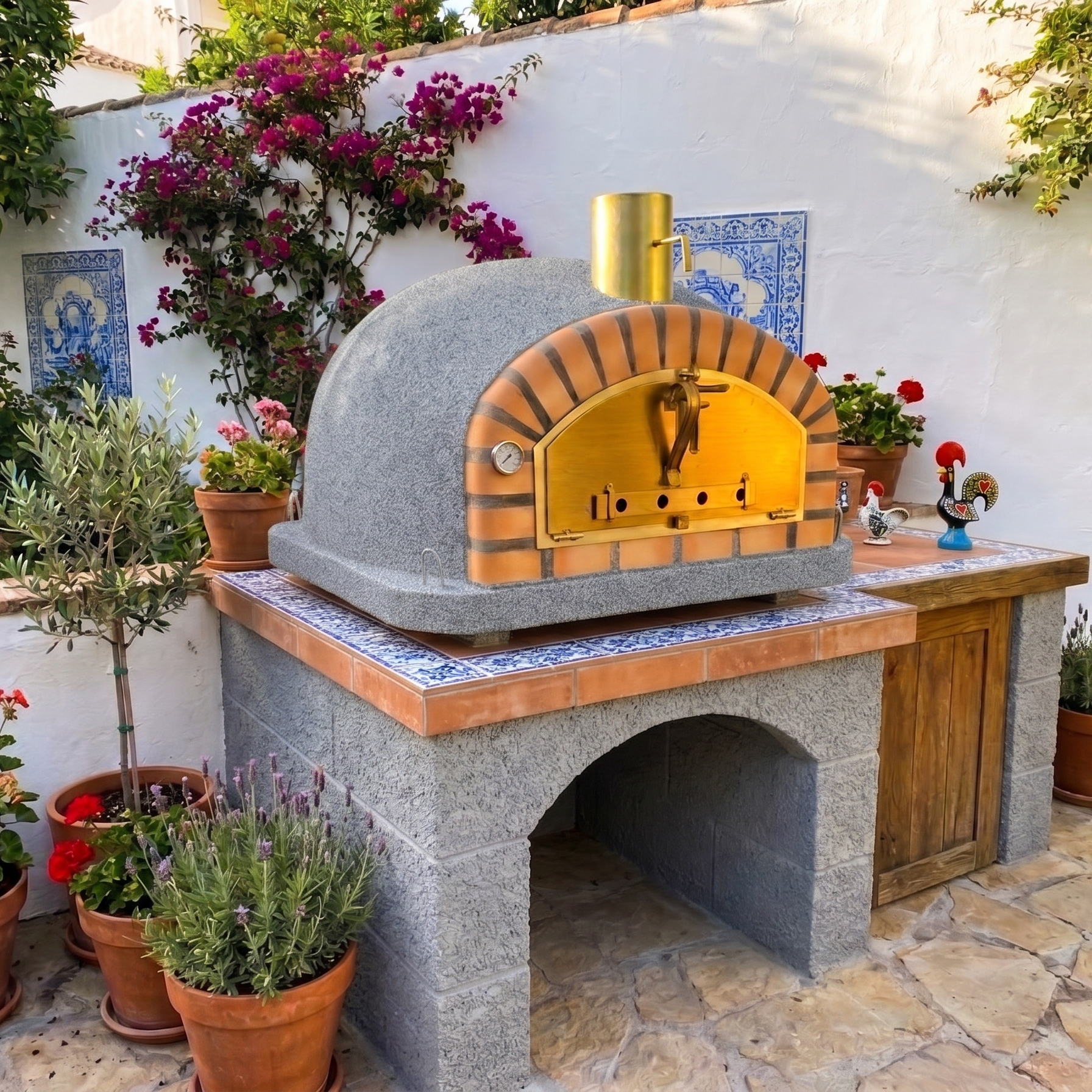 Vesuvio 90 cm Holzofen – Traditioneller Pizzaofen