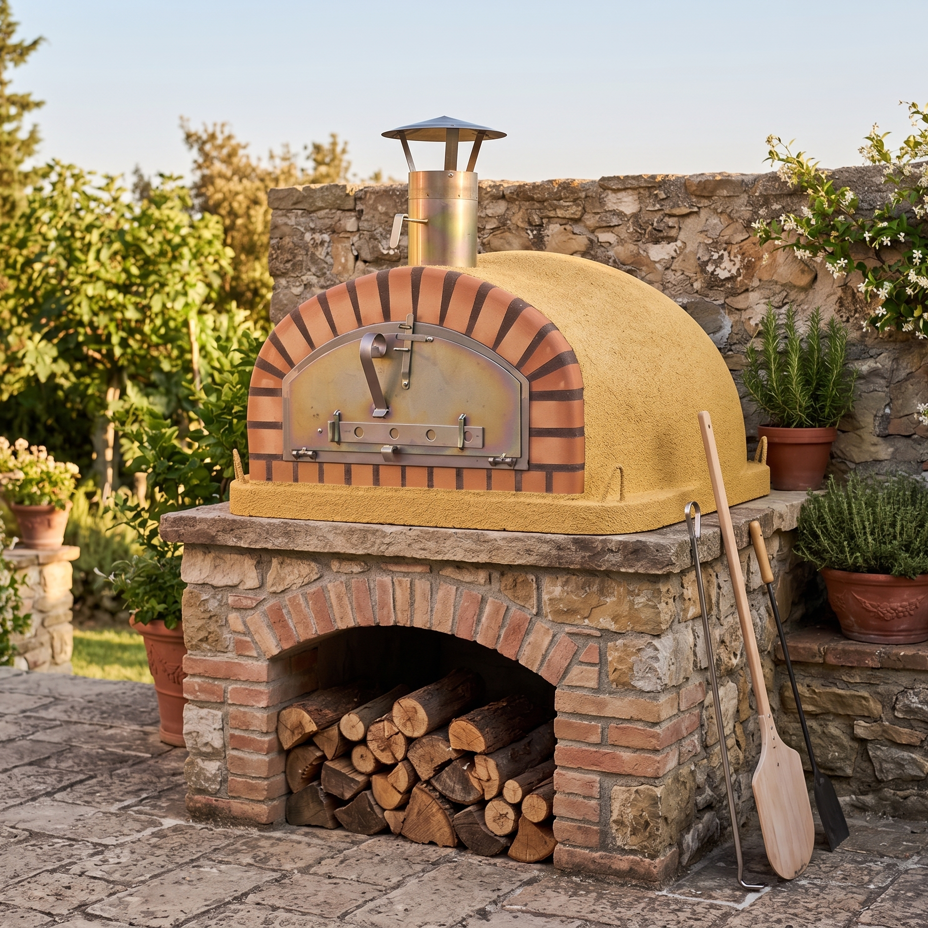 Vesuvio 90 cm Holzofen – Traditioneller Pizzaofen